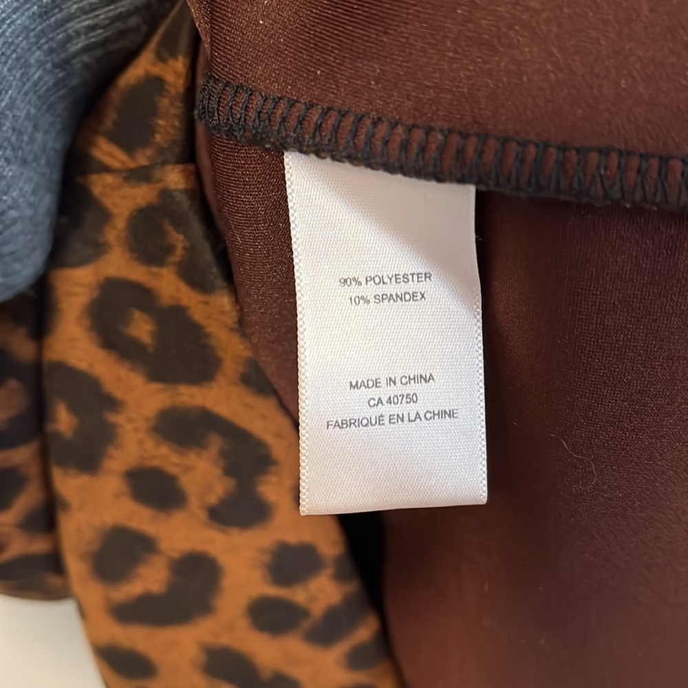 GUILLAUME NWOT Sleeveless Classic Leopard Print Fitted Tank Dress, Size S - Picture 11 of 12
